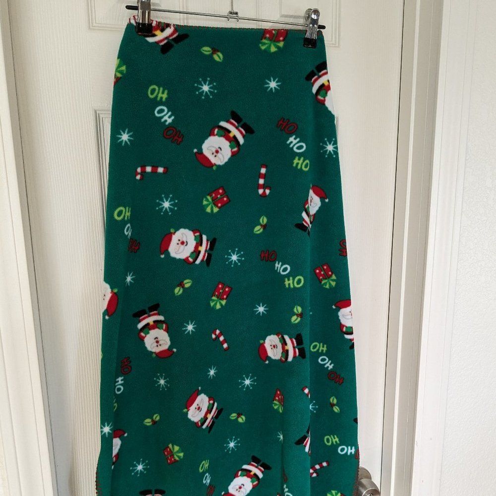 Babies "R" Us Koala Baby Christmas Blanket - Santa Ho Ho Ho - Red, Green, White